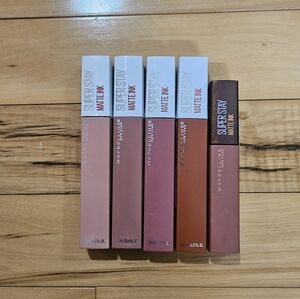 Maybelline SuperStay Matte Ink Liquid Lipstick — Neutral & Rose Shades